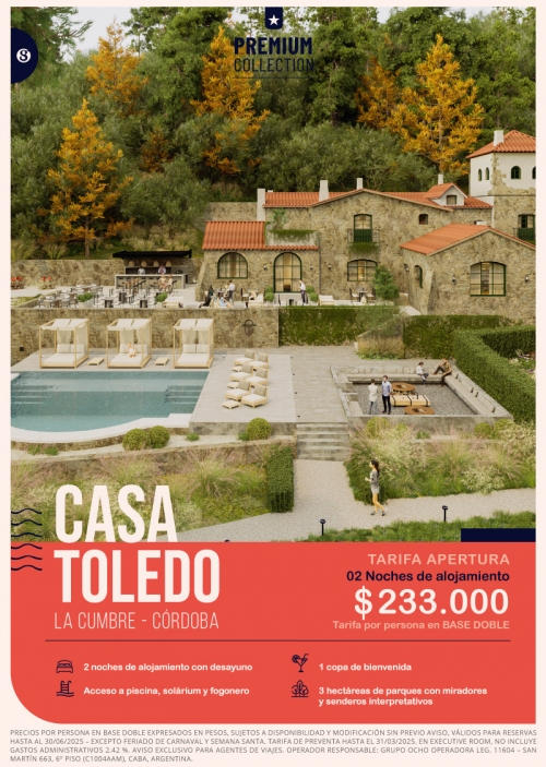 Casa Toledo La Cumbre promo pre-venta