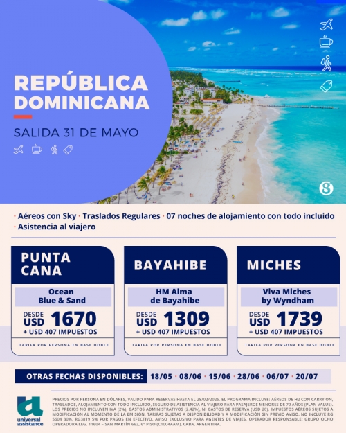 Repblica Dominicana Salidas 2025