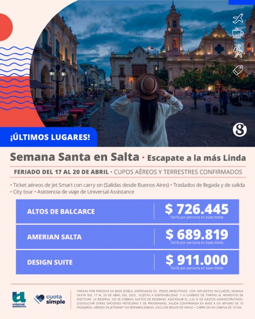 Semana Santa en Salta ltimos Lugares 